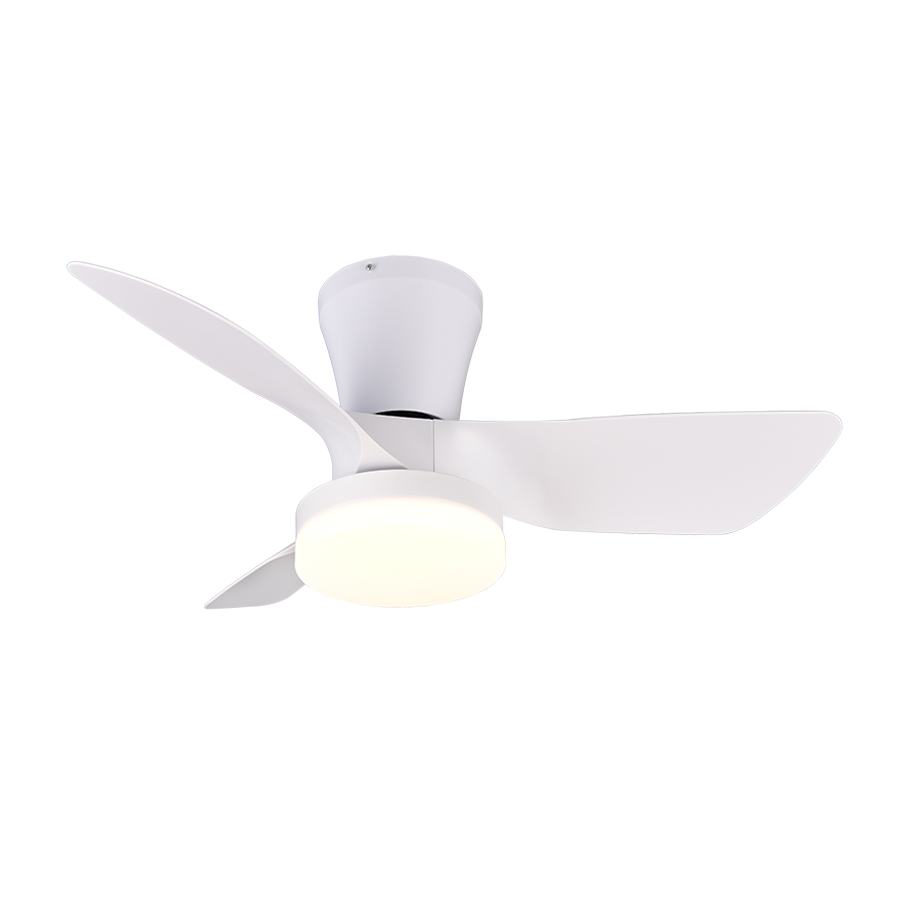 Plafondventilator Lynn - Met Lamp - Wit - Dimbaar - Koud + Warm