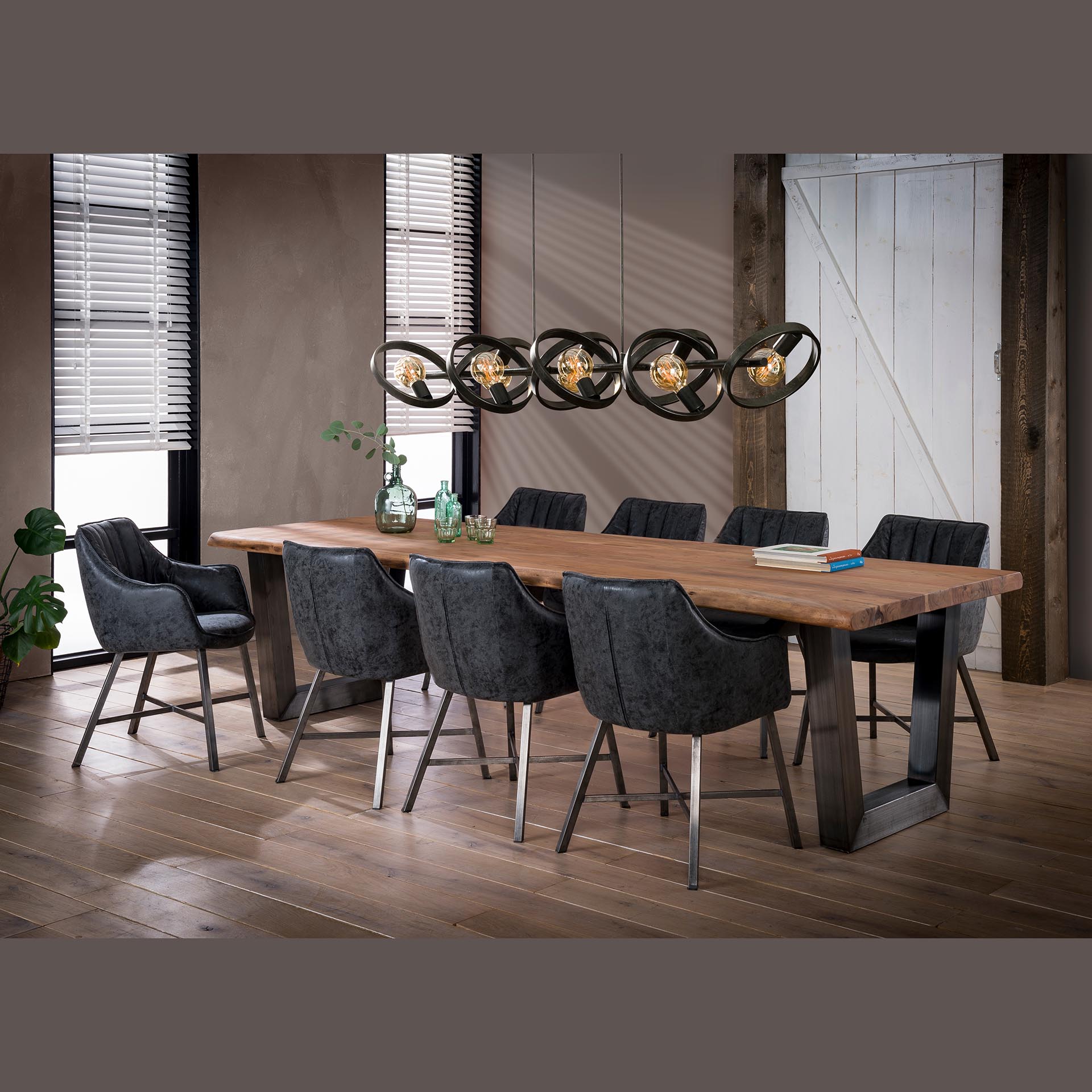 Eettafel Elio - Rechthoekig - Acaciahout - 300 cm