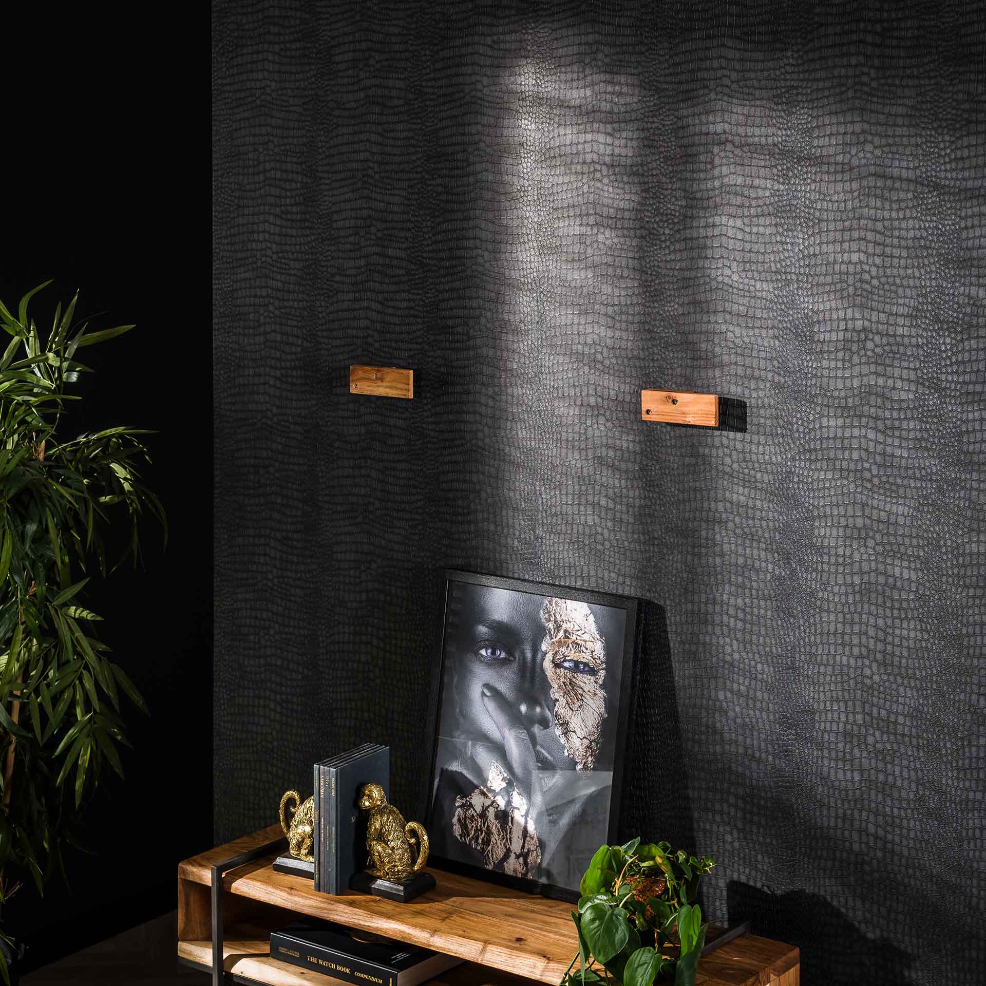 Wandplank Timber - Bruin - Acaciahout - 150 cm