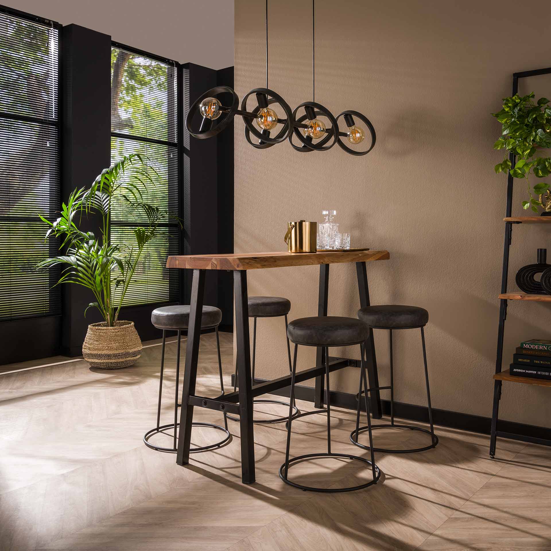 Bartafel Sprout - Bruin - Acaciahout - 125 cm