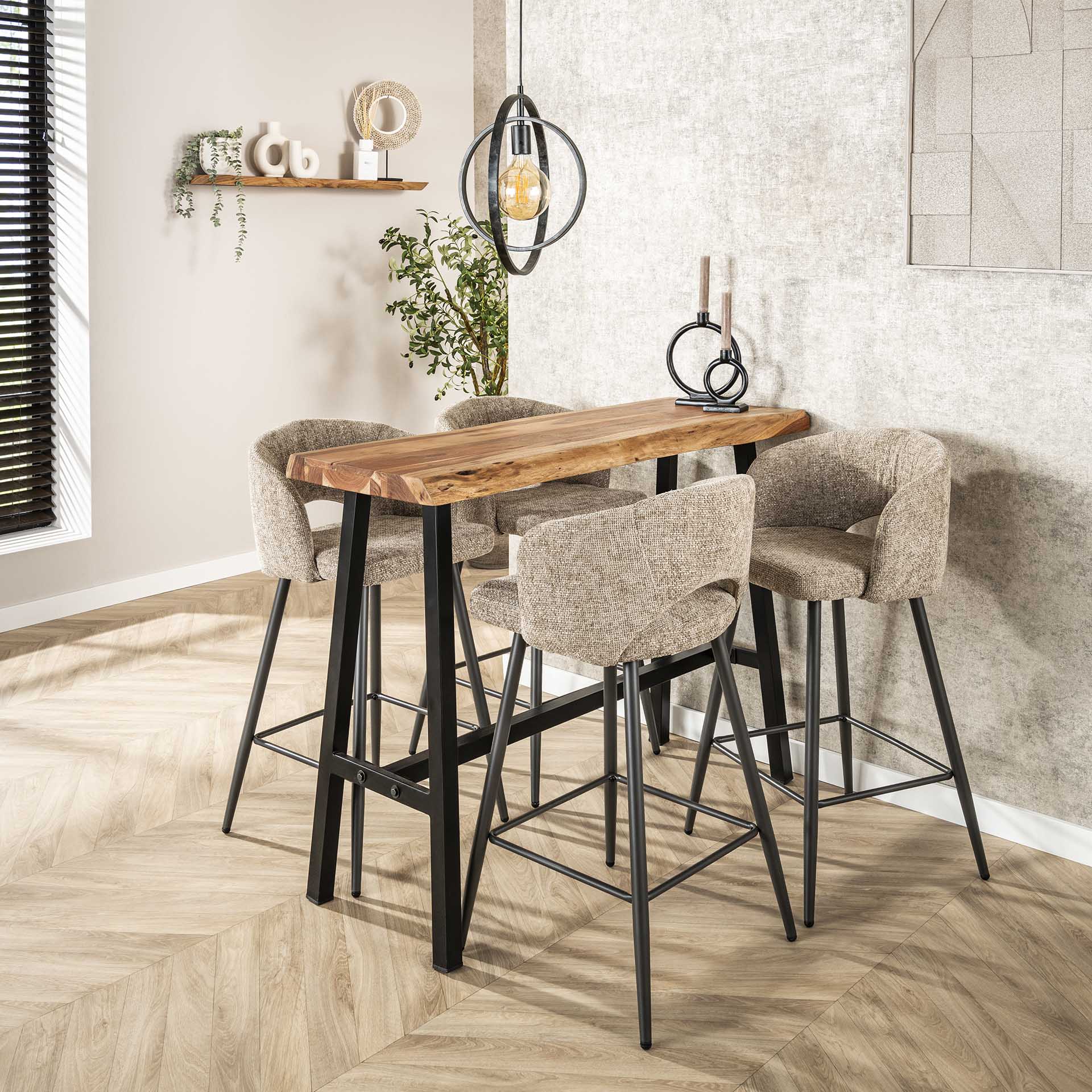 Bartafel Sprout - Bruin - Acaciahout - 125 cm