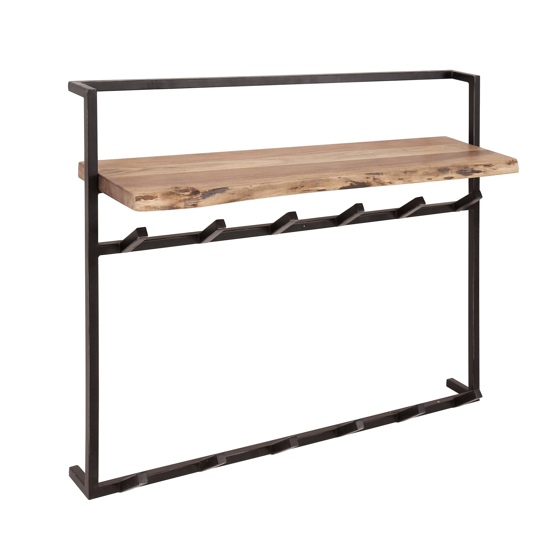 Kapstok Colt - Acaciahout - 10 haken - 100 cm