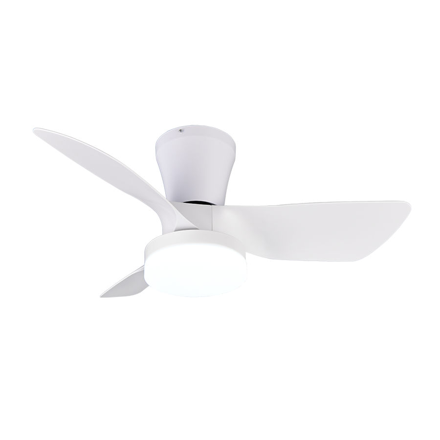 Plafondventilator Lynn - Met Lamp - Wit - Dimbaar - Koud + Warm