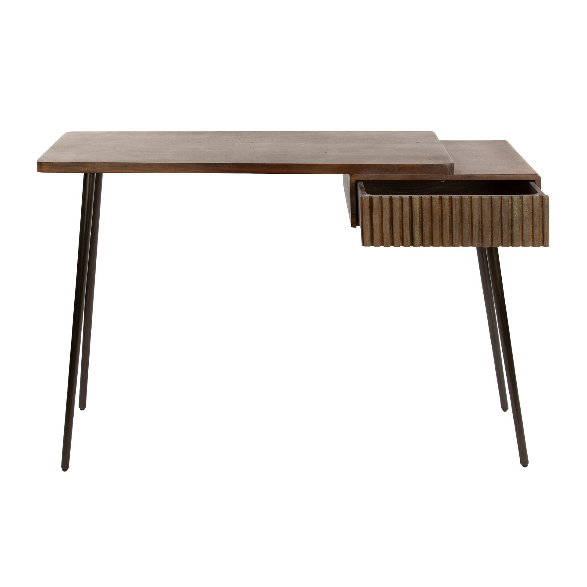 Haltafel Linaro - Bruin - Acaciahout - 76 cm