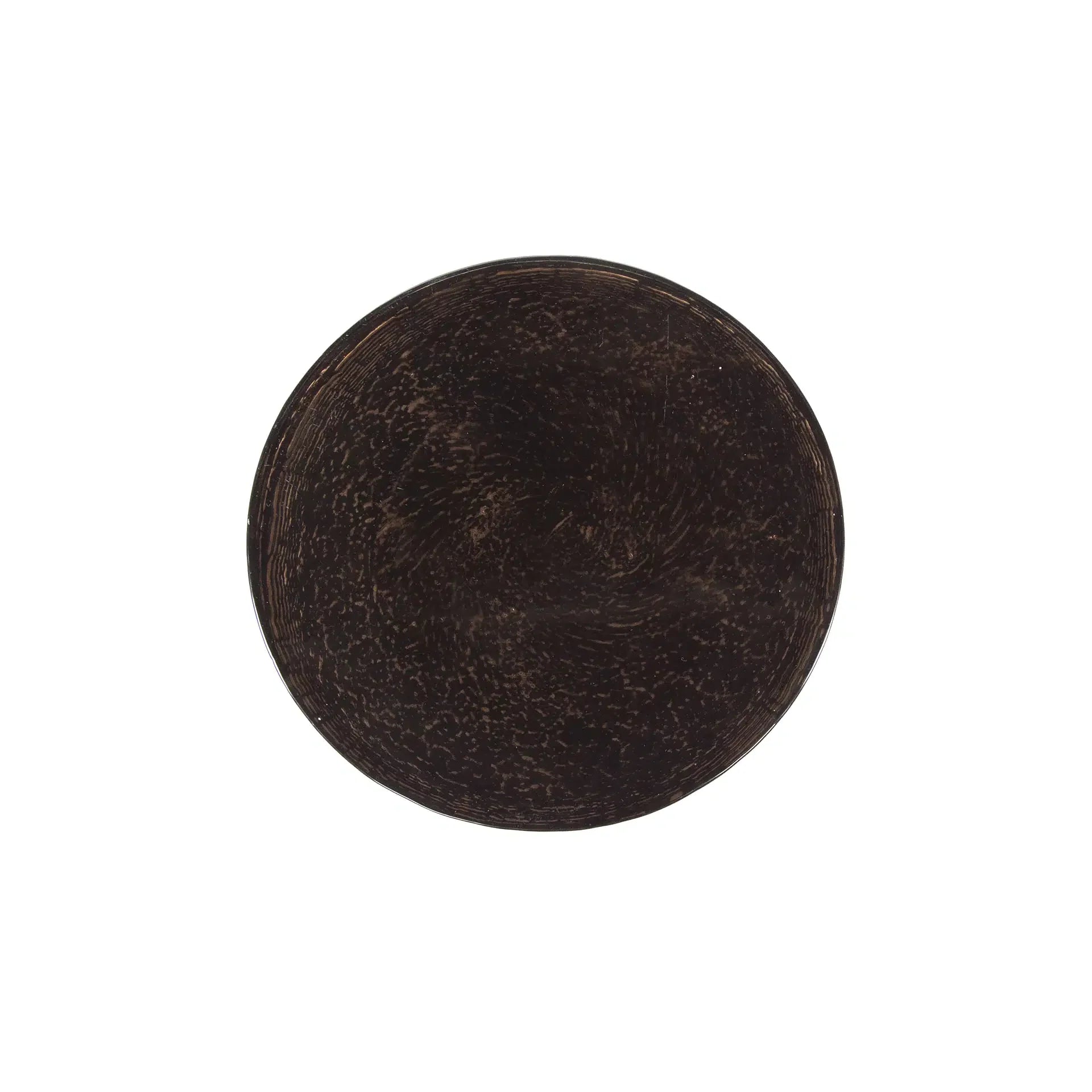 Bijzettafel Veyro - Rond - Koper - Glas - 45 cm