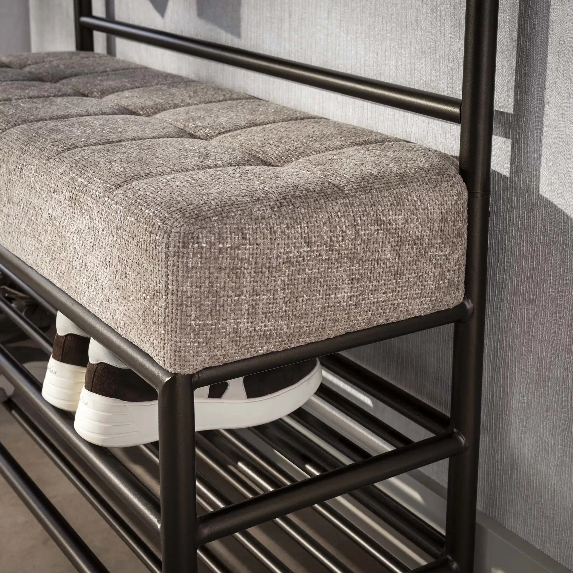 Garderobemeubel Lumi - Brons - Gepoedercoat Staal - 100 cm