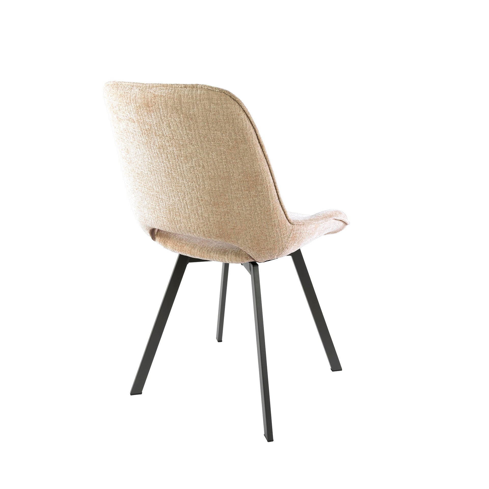 Eetkamerstoel Sova - Beige - Jaroq Stof - Draaibaar