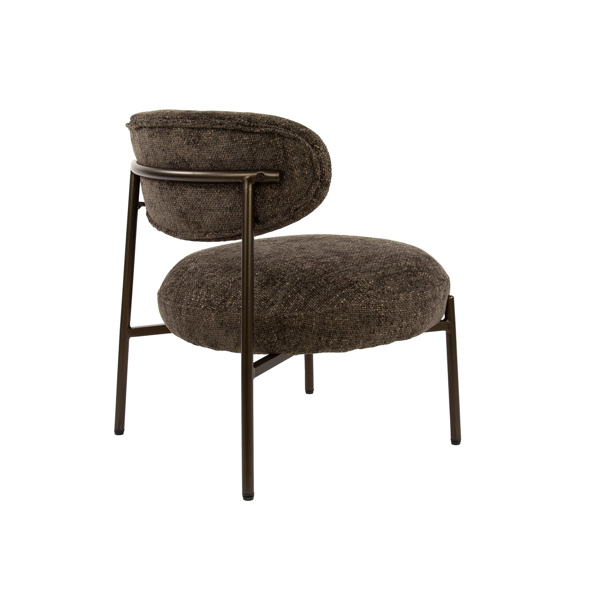 Fauteuil Eluni - Bruin - Renegade Stof - Pocketvering