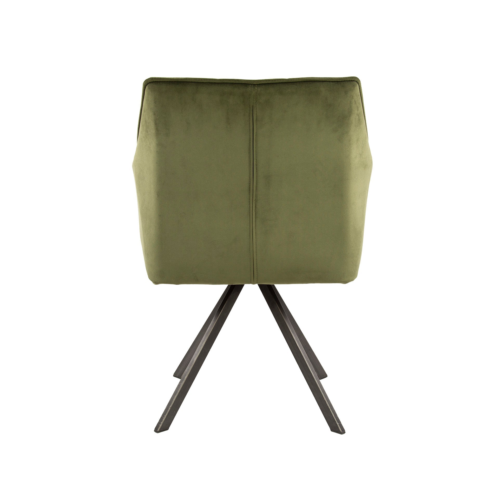 Eetkamerstoel Vantage - Groen - Fluweel - Draaibaar