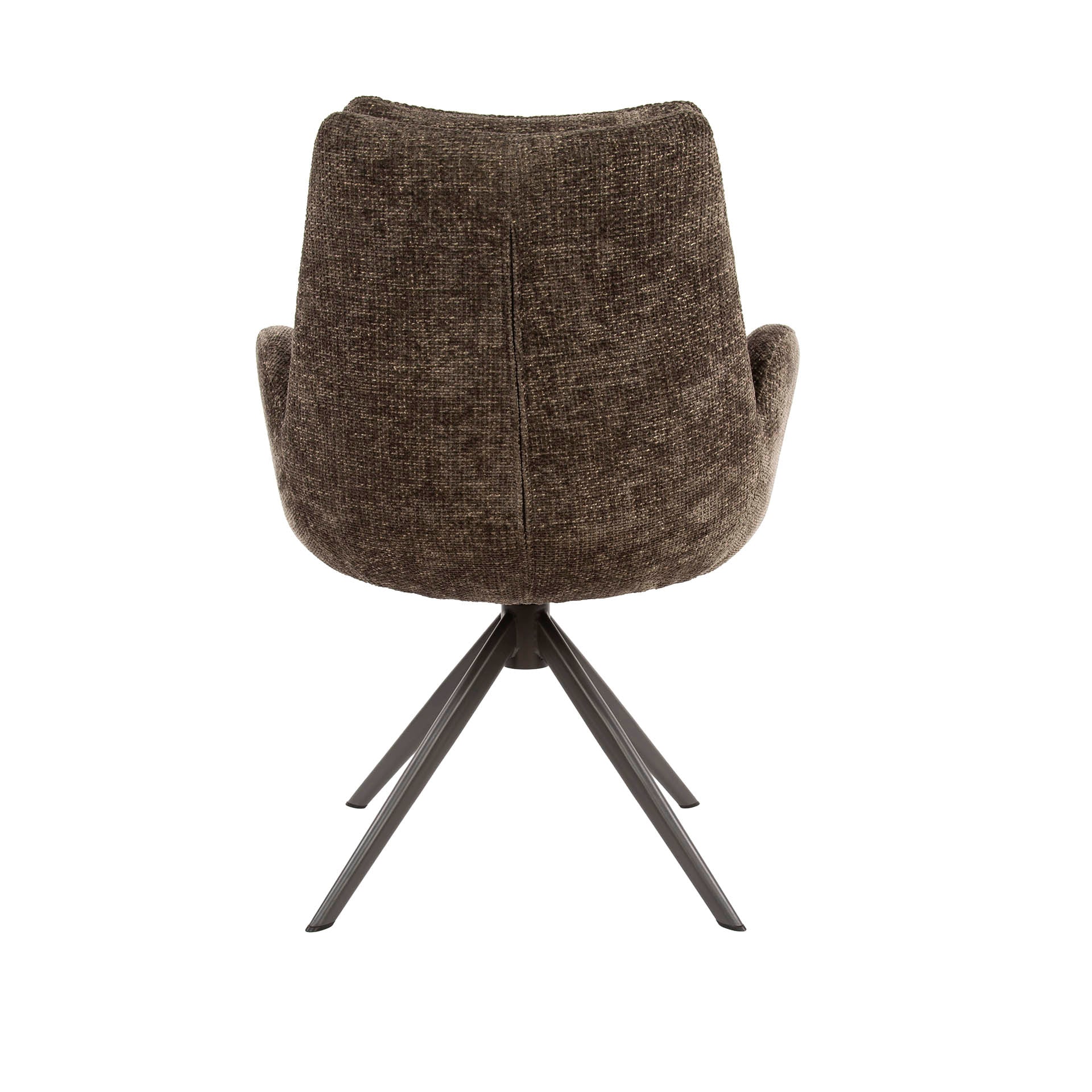 Eetkamerstoel Gusto - Taupe - Renegade Stof - Draaibaar