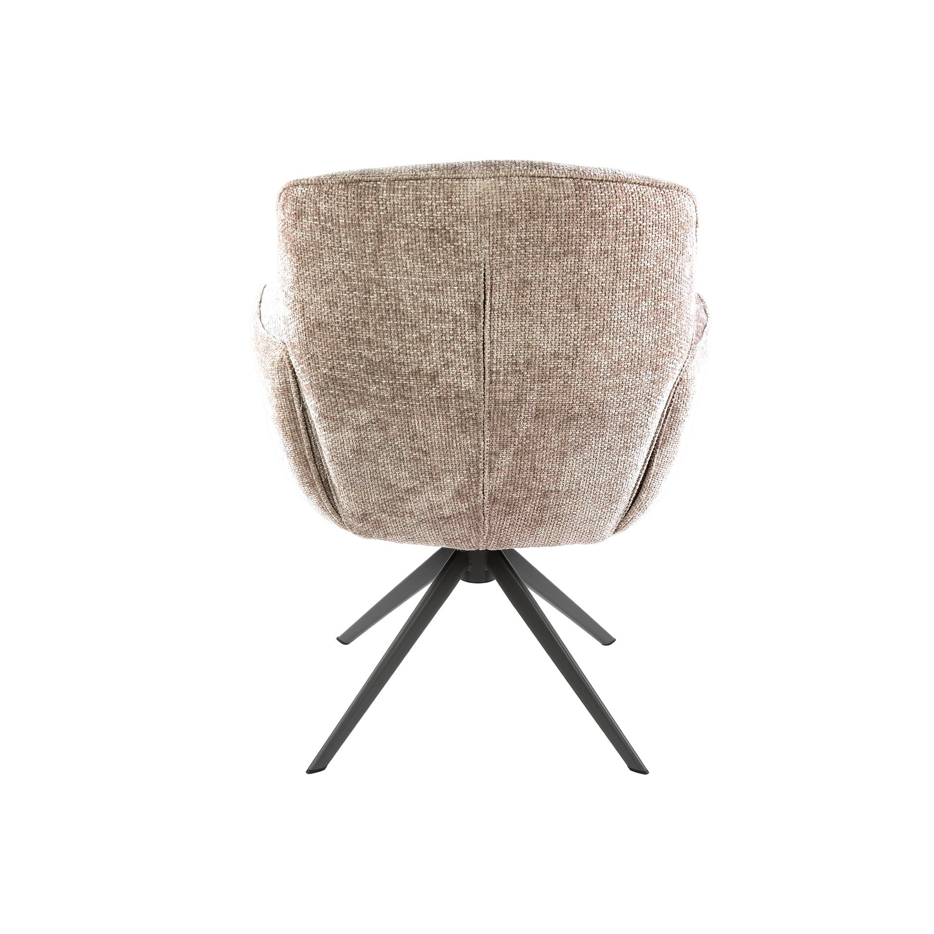 Eetkamerstoel Theodore - Beige - Renegade Stof - Draaibaar