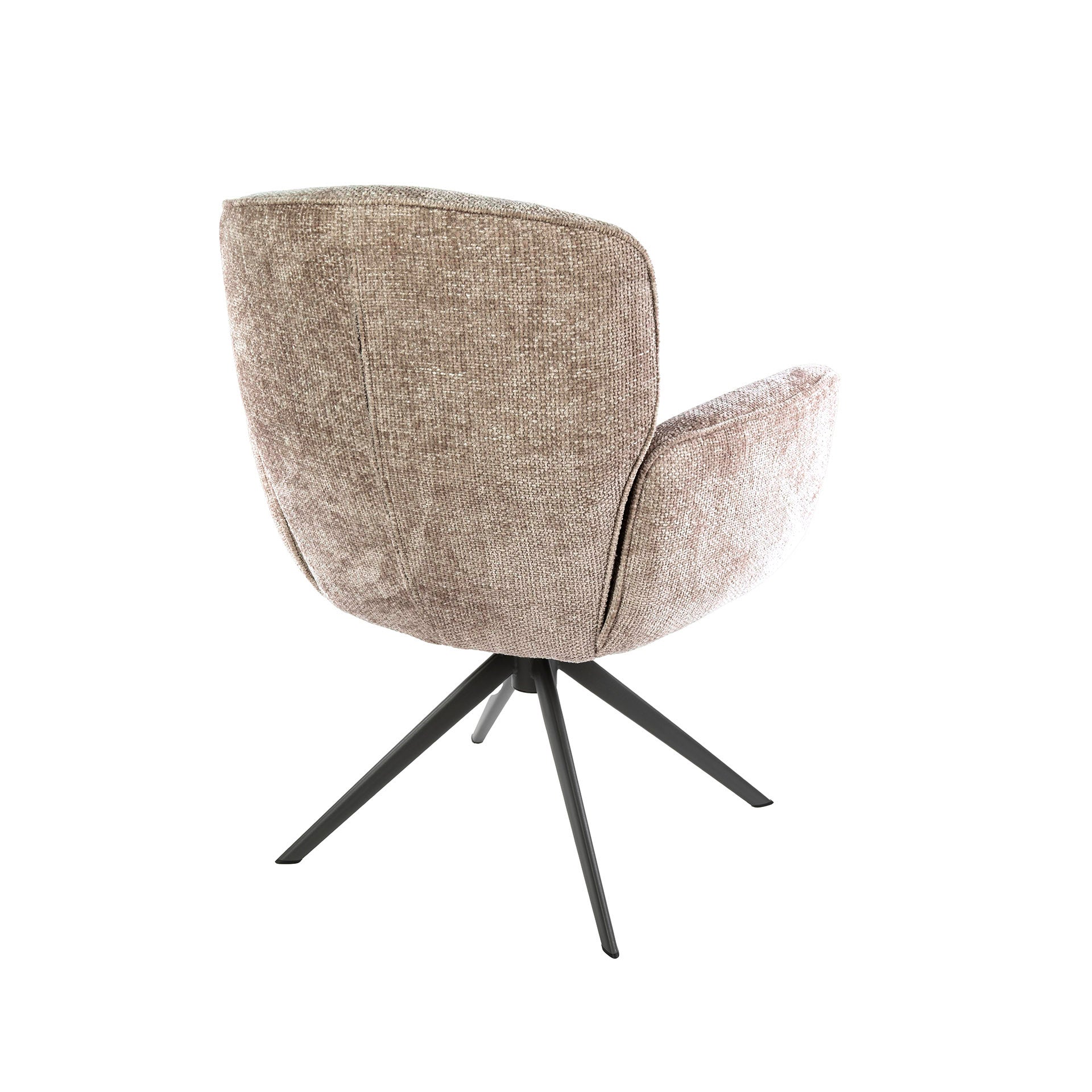 Eetkamerstoel Theodore - Beige - Renegade Stof - Draaibaar