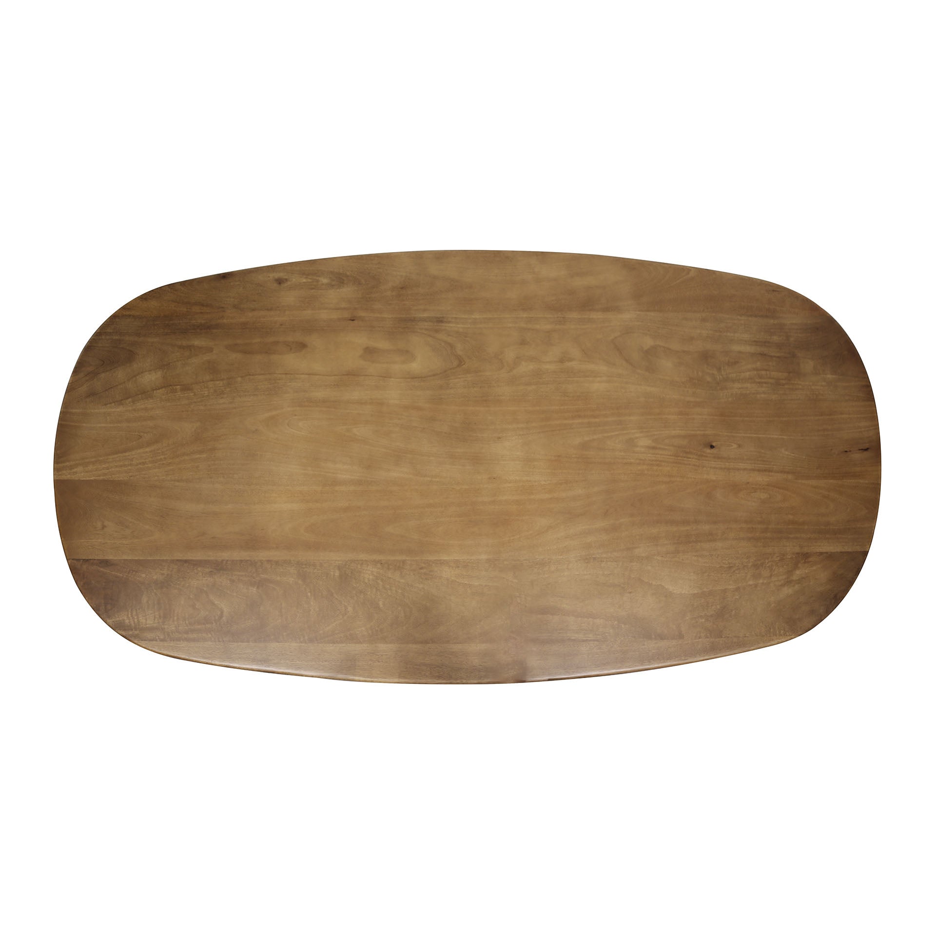 Eettafel Montaro - Bruin - Mangohout - 180 cm - Deens Ovaal