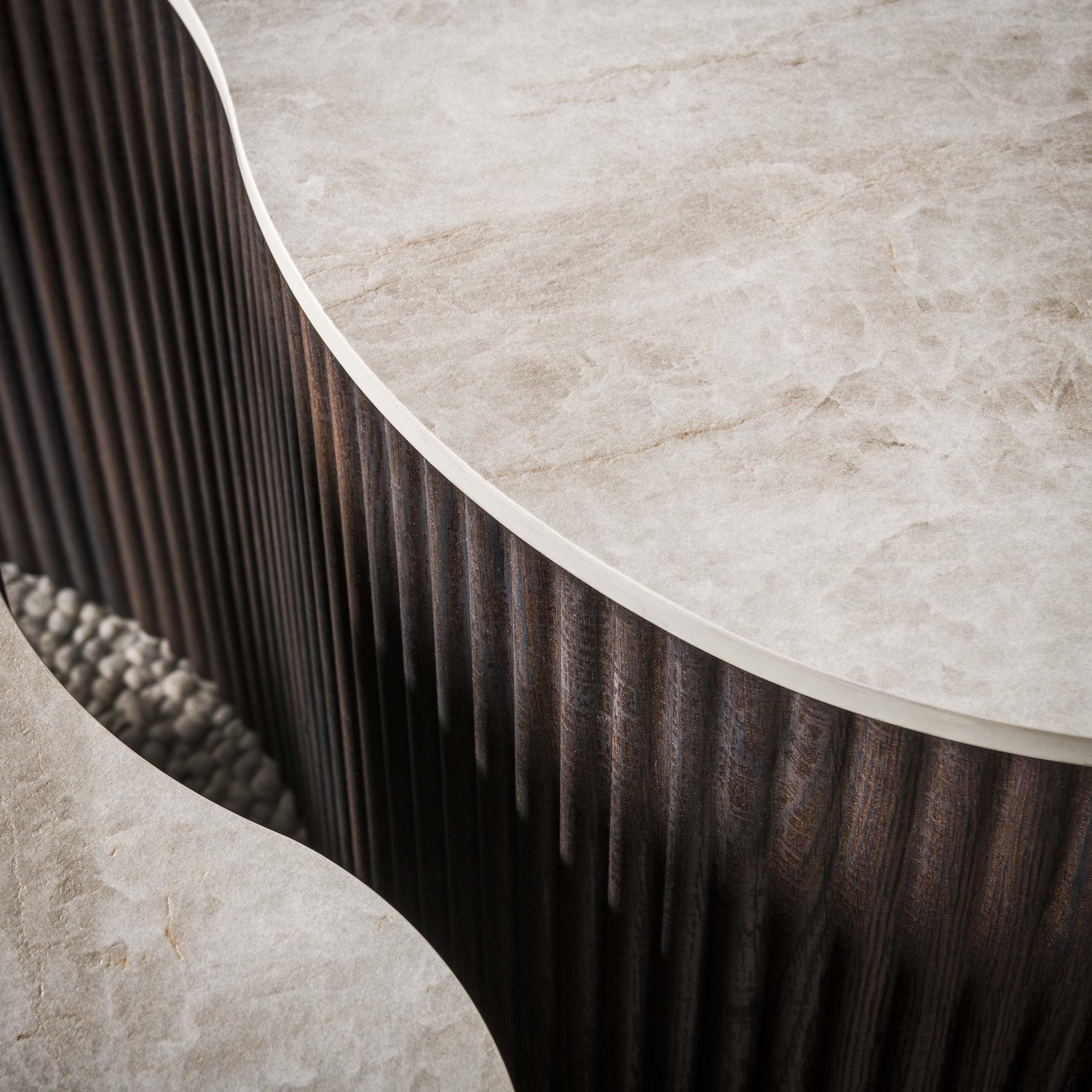 Salontafel Azula - Japandi - Organisch - Taj Mahal - Set van 2