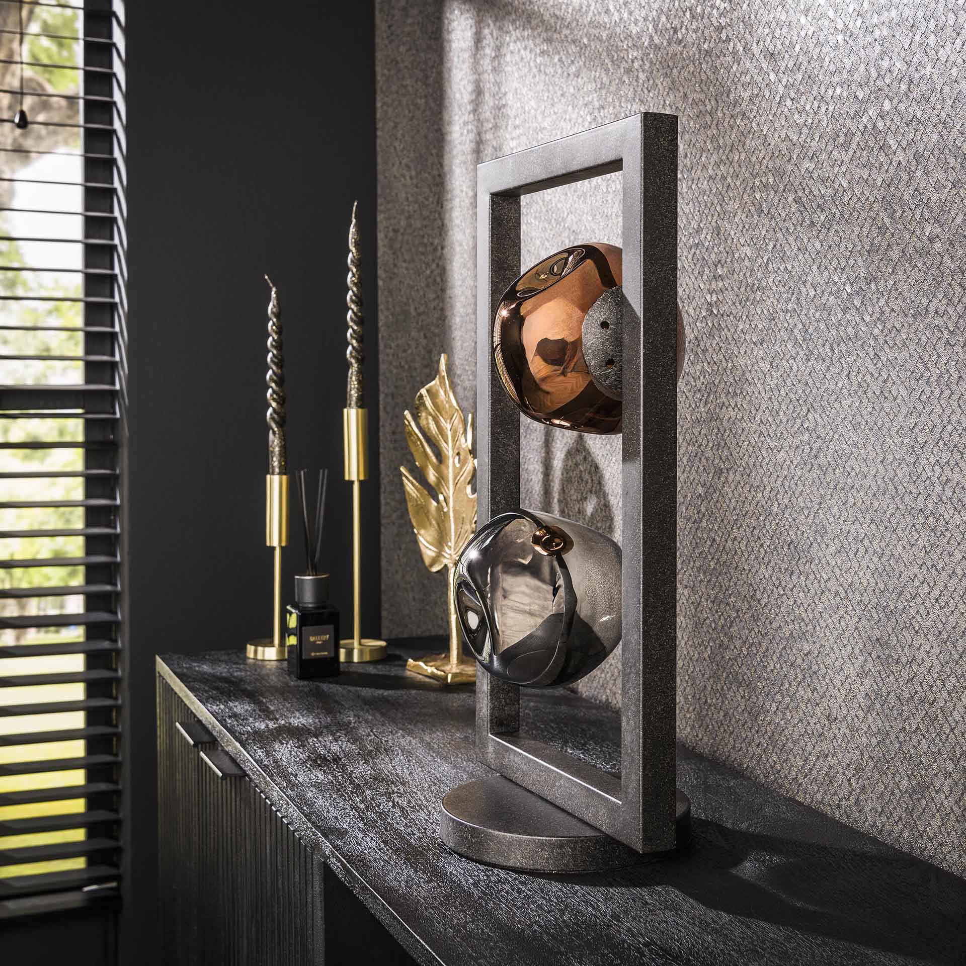 Tafellamp Spark - Zwart - Metaal