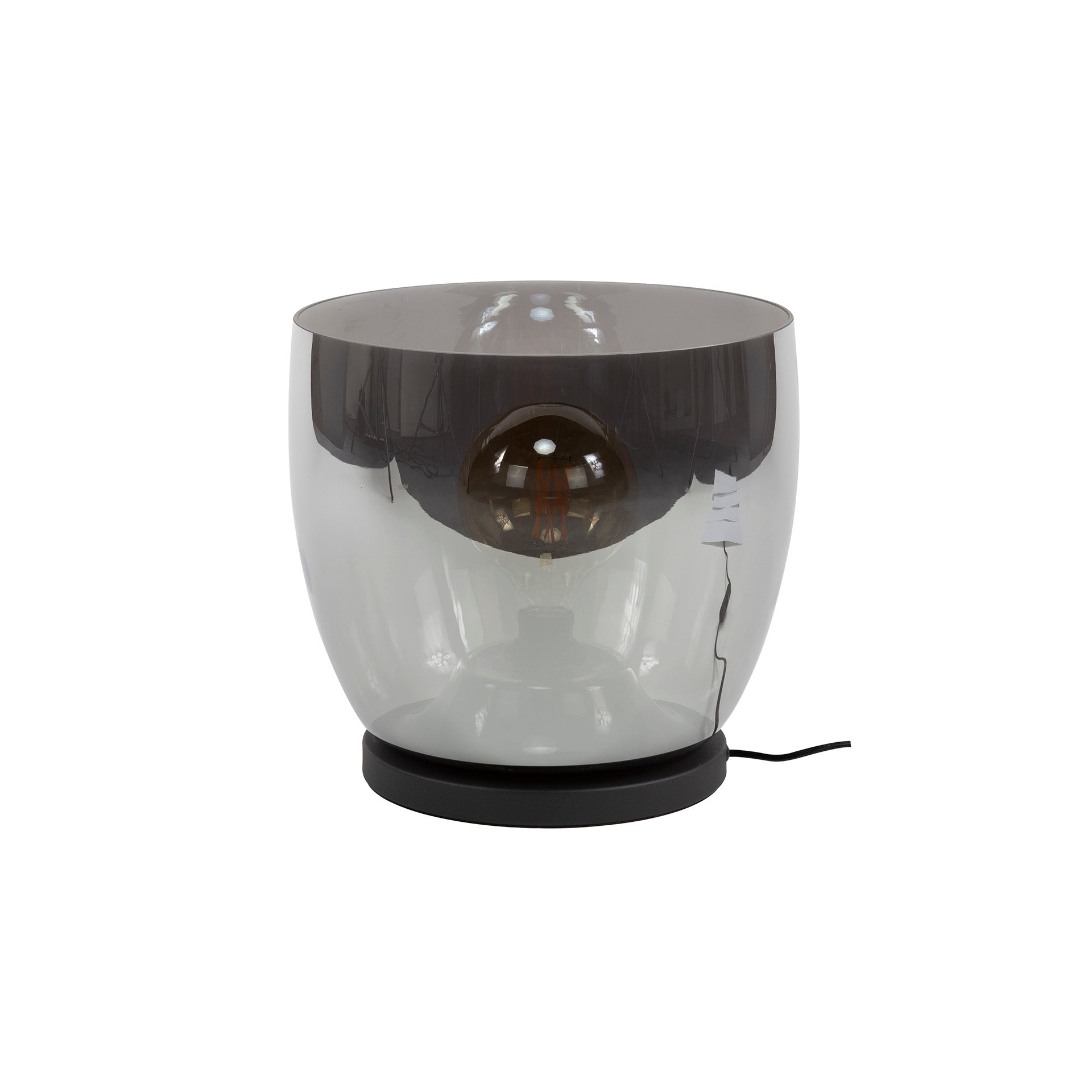 Vloerlamp Lunaris - Smoke - Glas - Ø 33 cm