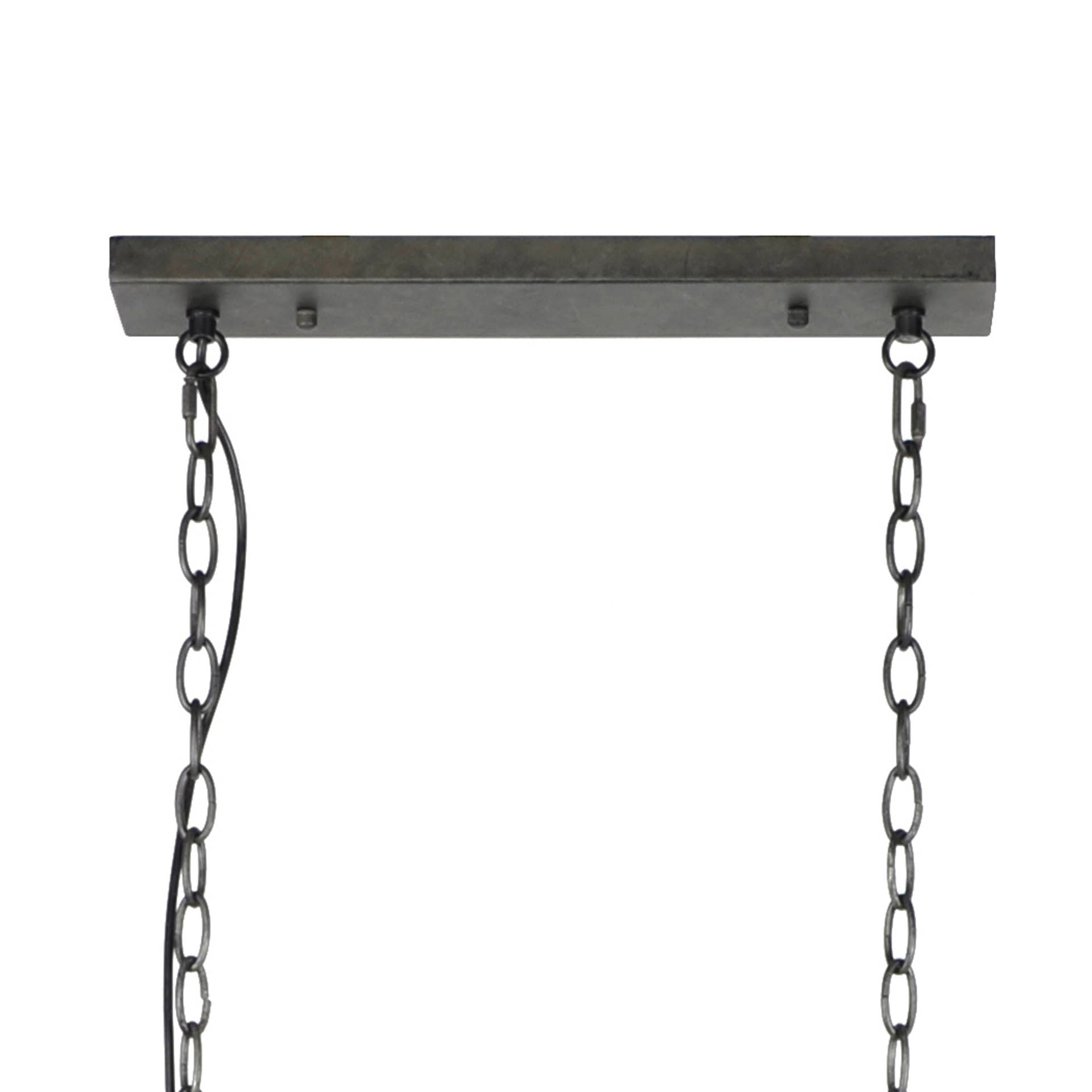 Hanglamp Rico - 2-lichts - Antraciet - Metaal