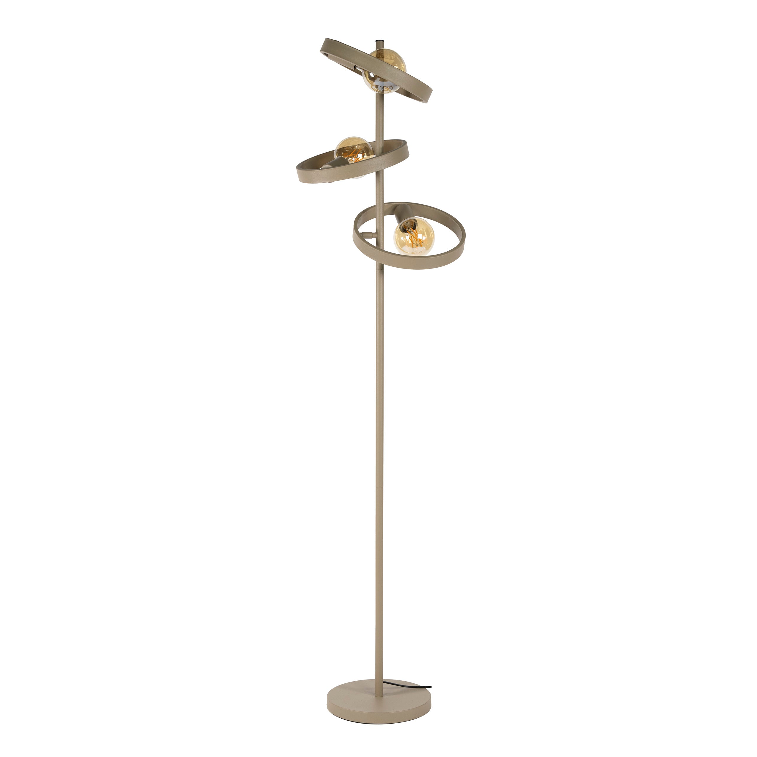 Vloerlamp Amara - Beige - Metaal - 155 cm