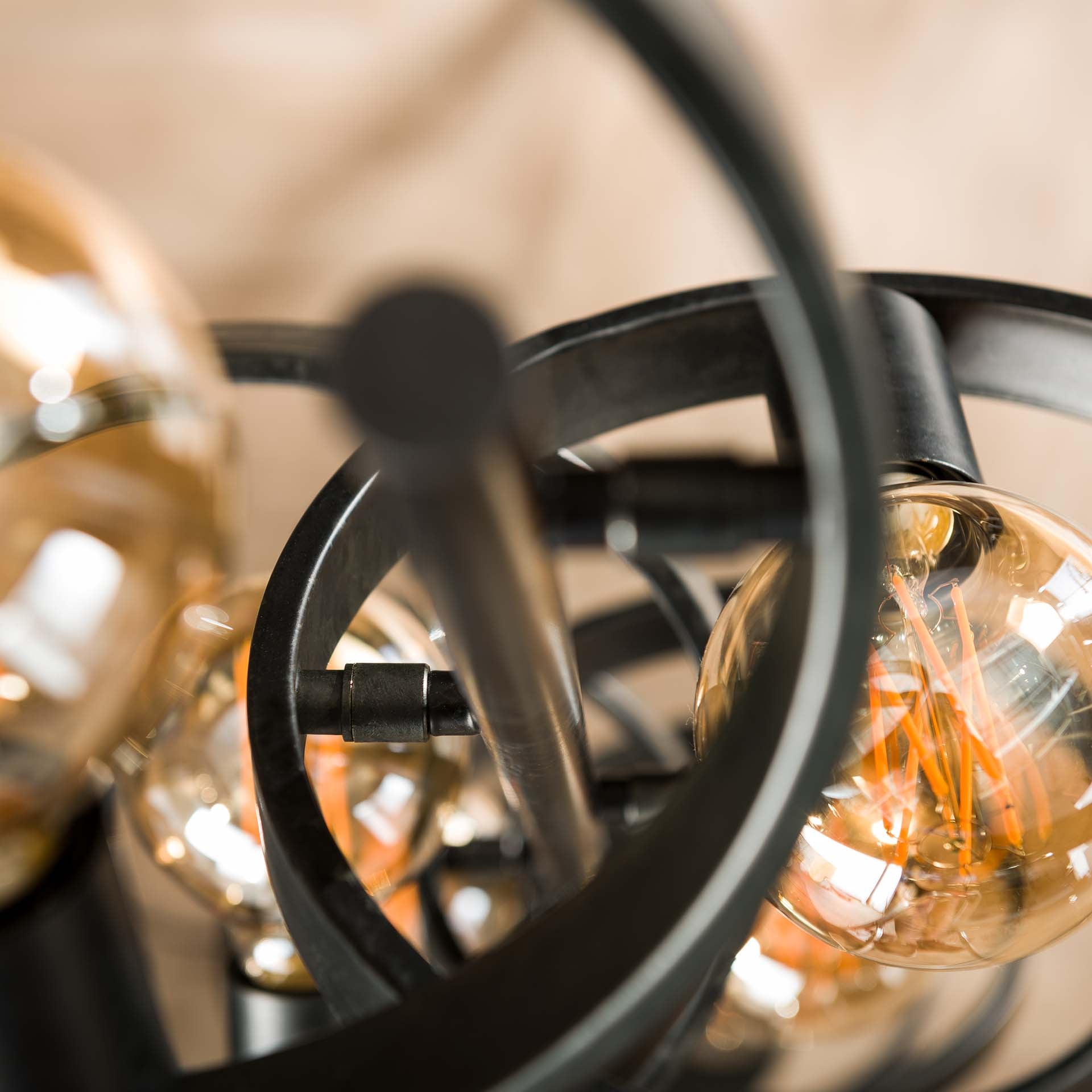 Vloerlamp Faye - Antraciet - Metaal