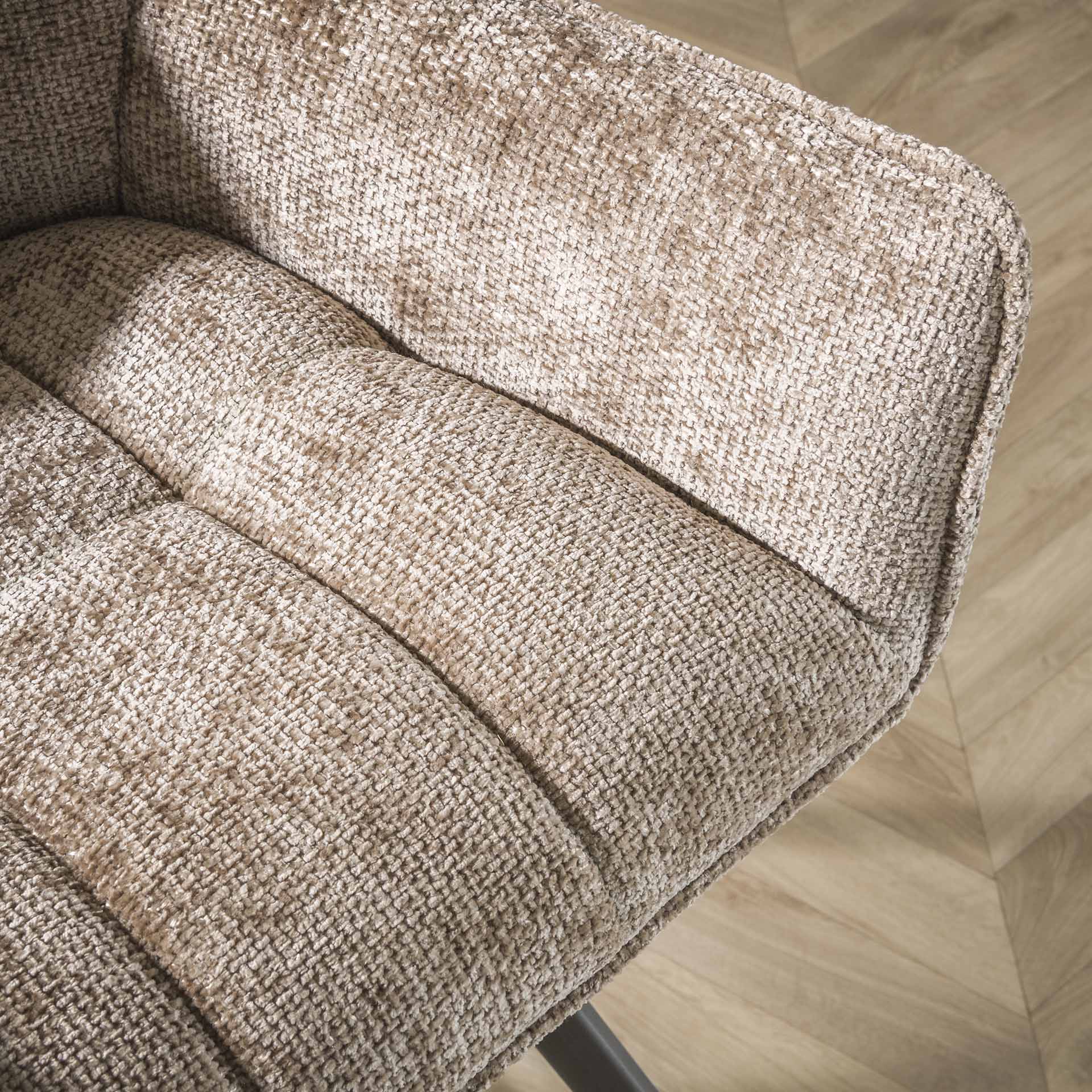 Barstoel Vantage - Champagne - Renegade Stof - Draaibaar