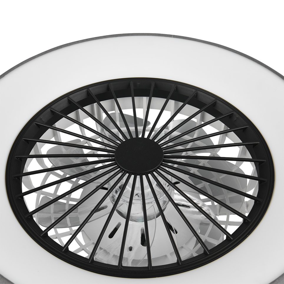 Plafondventilator Liv - Met Lamp - Grijs - Dimbaar - Koud + Warm