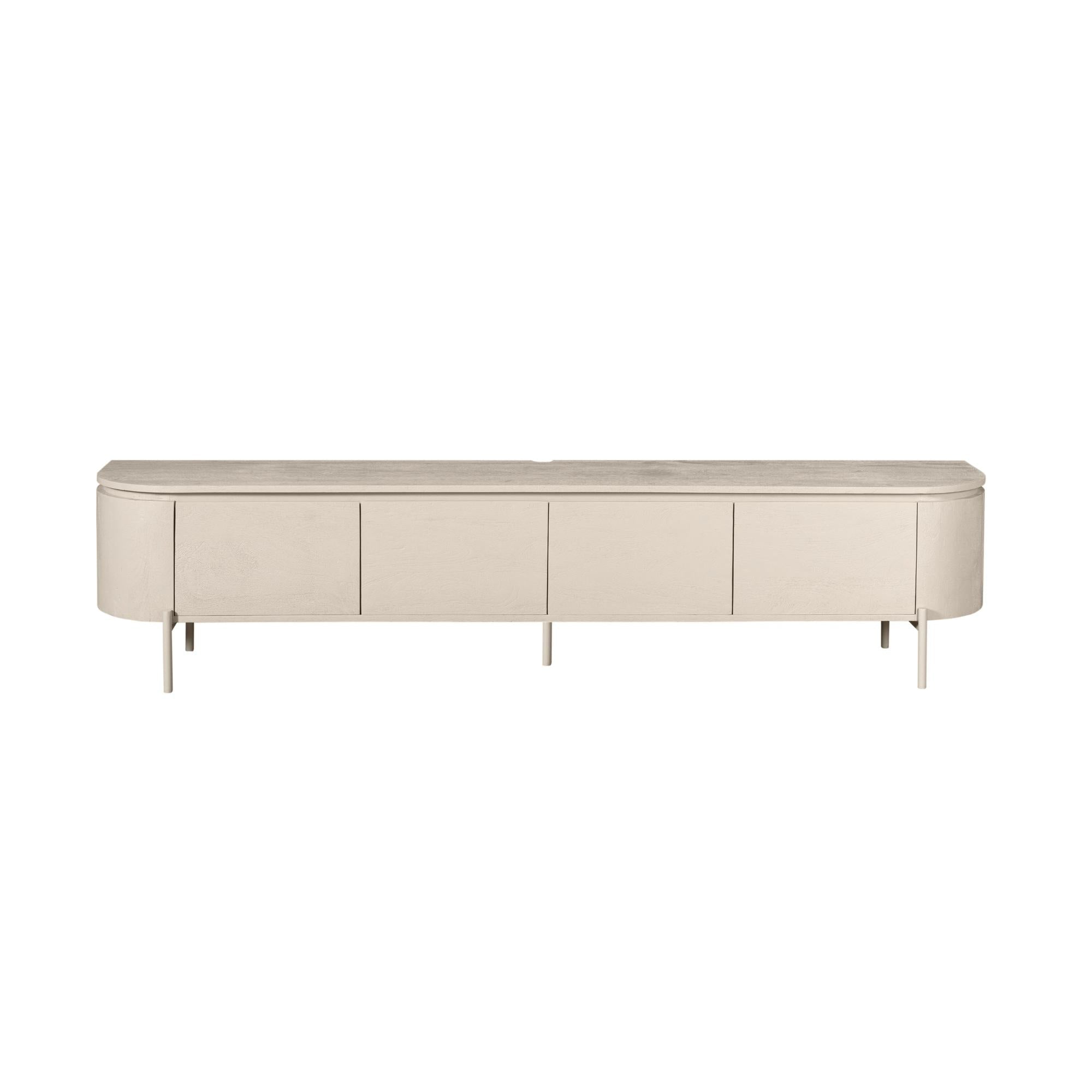 Zwevend TV-meubel Bloom - Beige - 240 cm