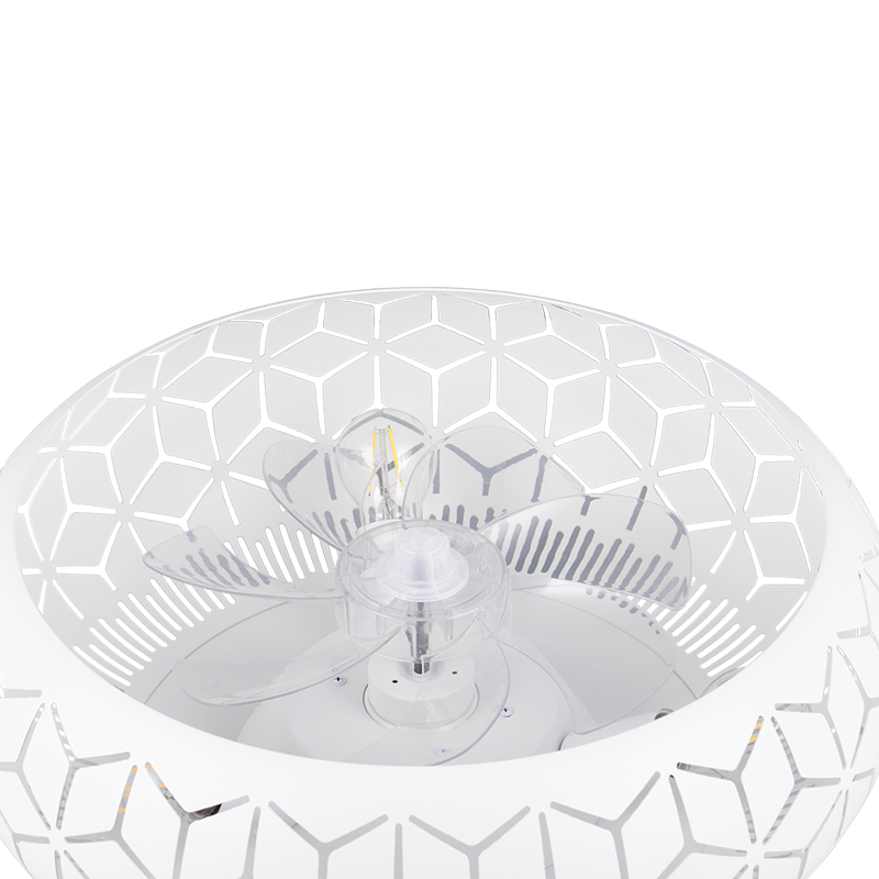 Plafondventilator Elynn - Met Lamp - Mat Wit