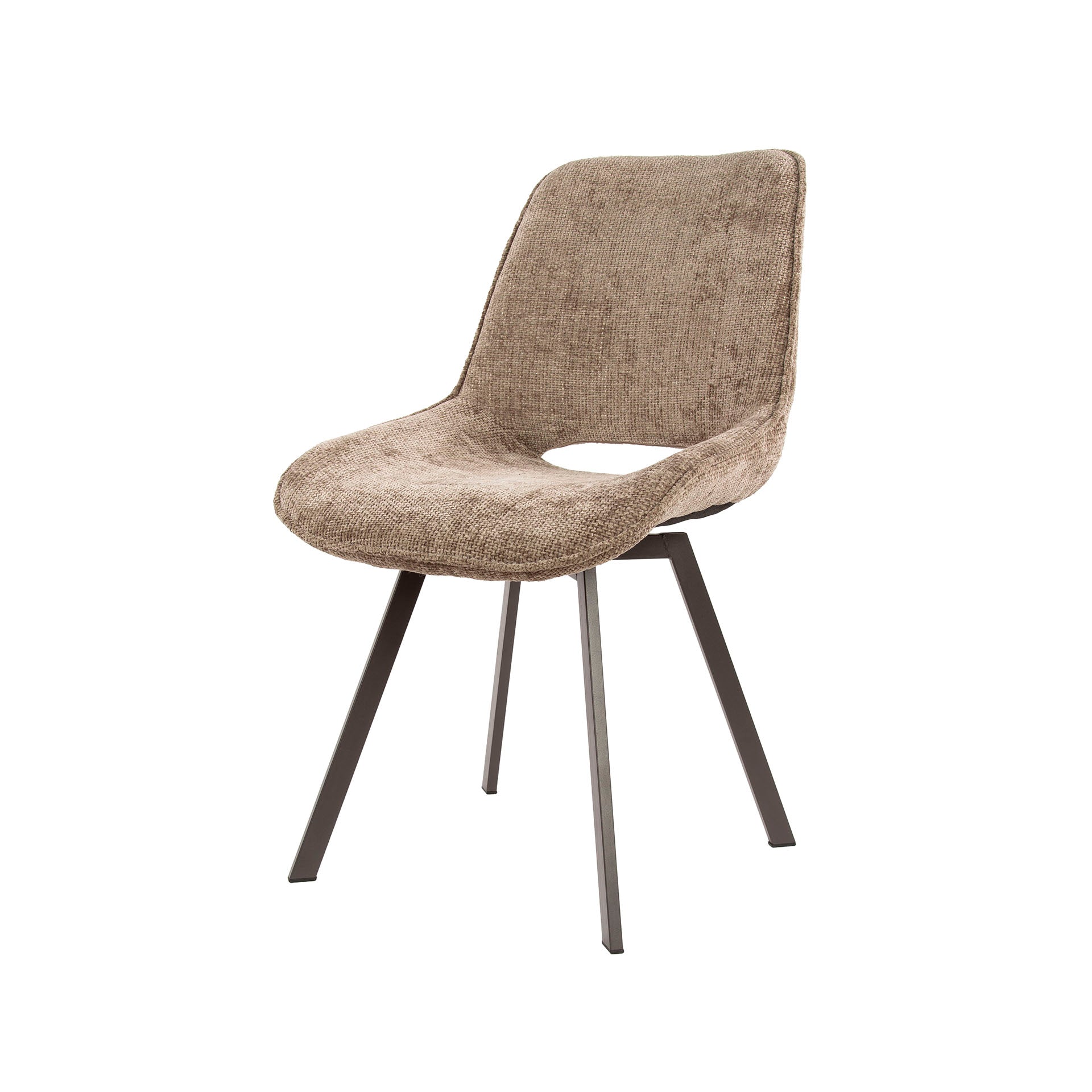 Eetkamerstoel Sova - Champagne - Renegade Stof - Draaibaar