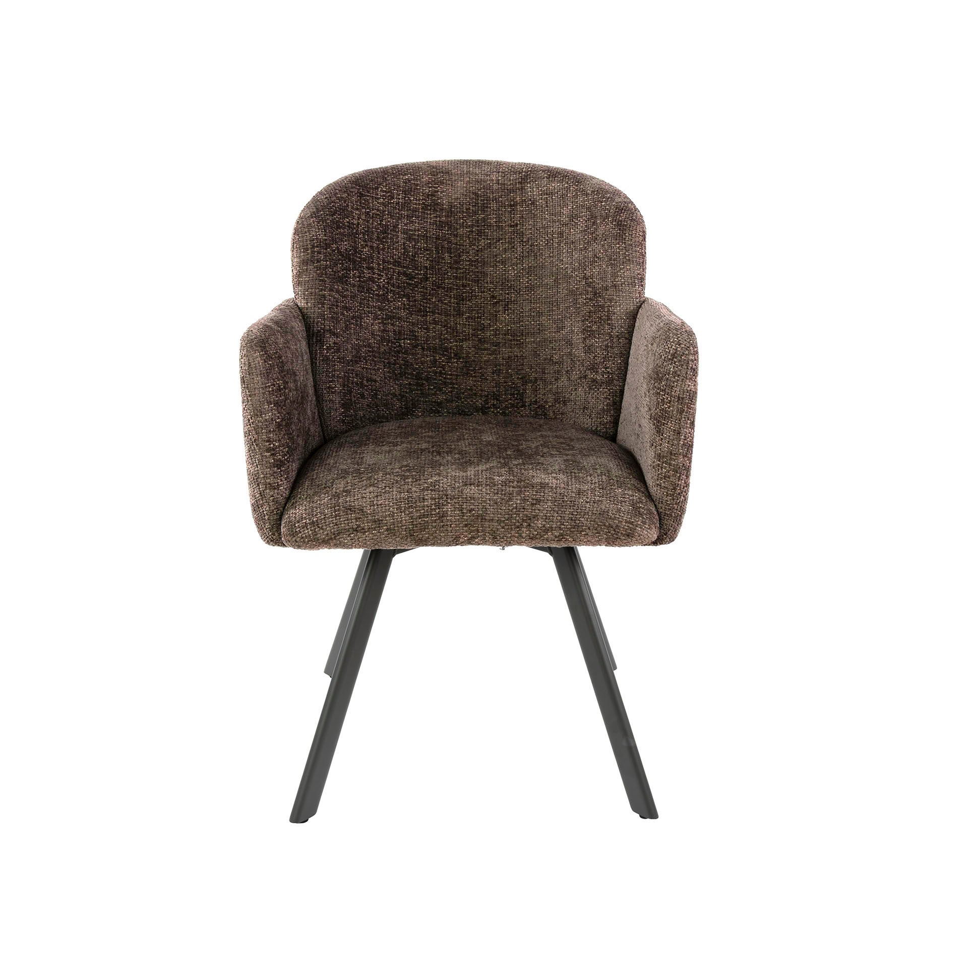 Eetkamerstoel Vionne - Taupe - Renegade Stof - Draaibaar