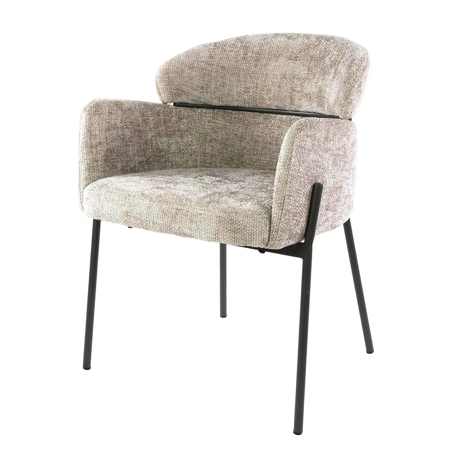 Eetkamerstoel Luke - Beige - Renegade Stof