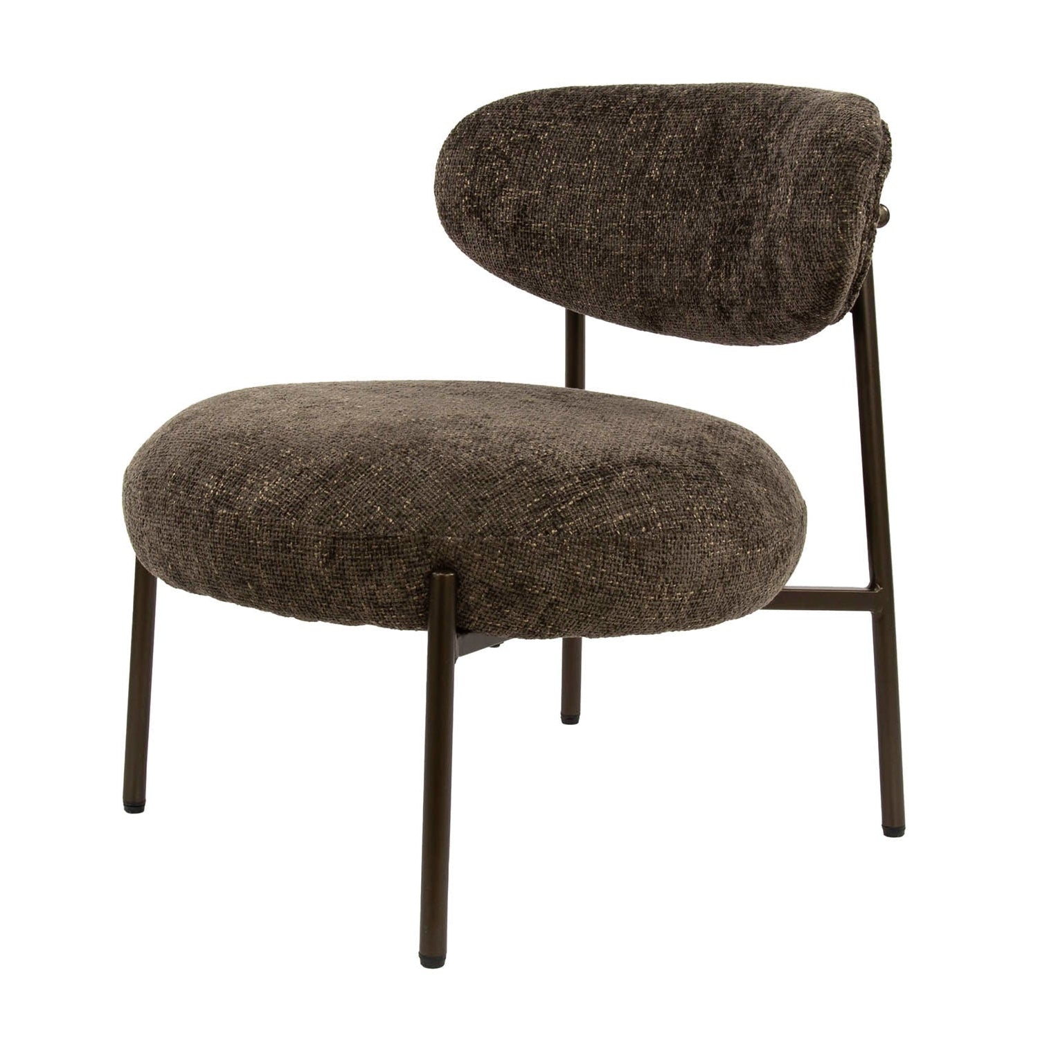 Fauteuil Eluni - Bruin - Renegade Stof - Pocketvering