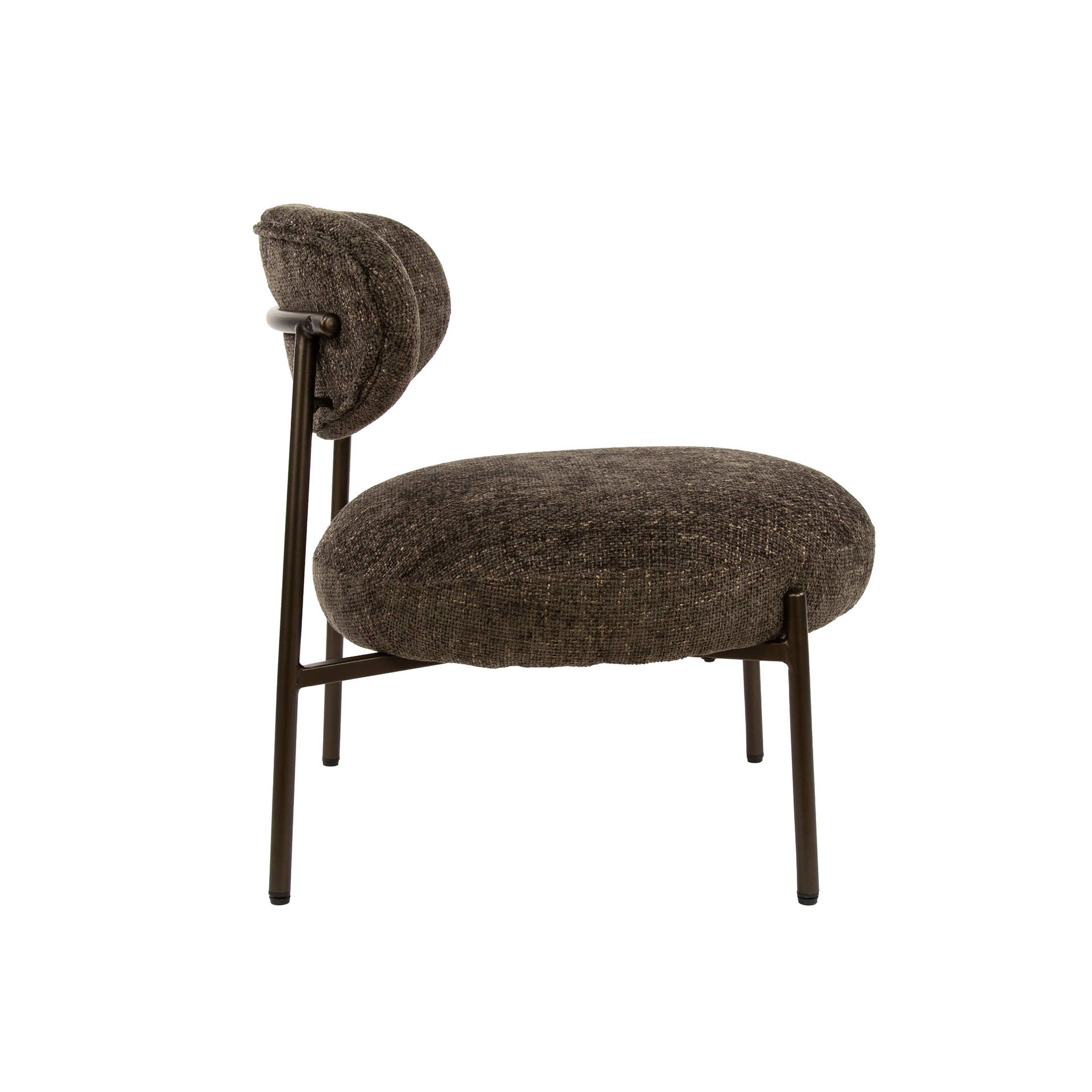 Fauteuil Eluni - Bruin - Renegade Stof - Pocketvering