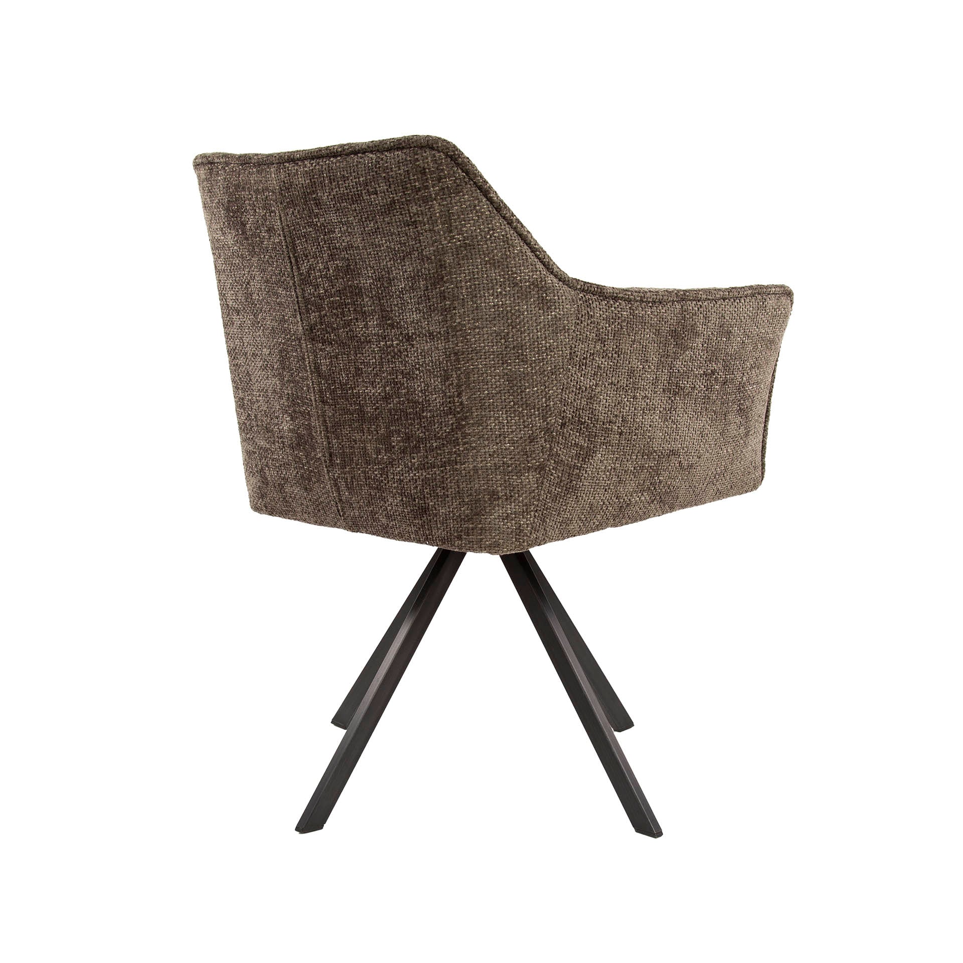 Eetkamerstoel Vantage - Taupe - Renegade Stof - Draaibaar