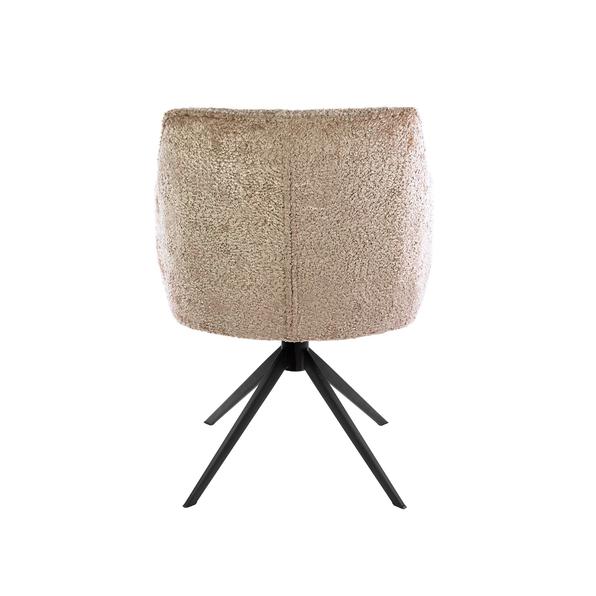 Eetkamerstoel Pure - Beige - Savelle Stof - Draaibaar