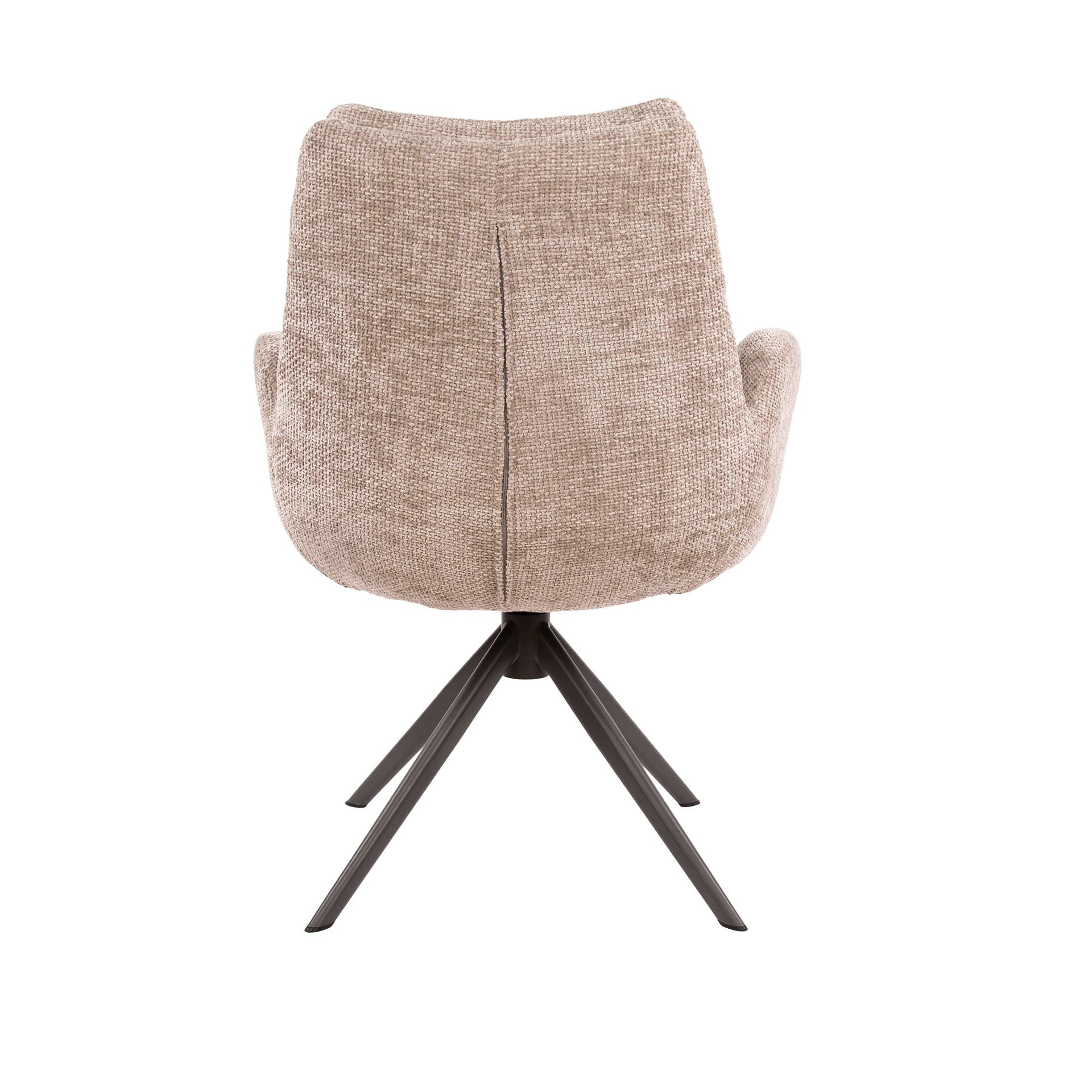 Eetkamerstoel Gusto - Beige - Renegade Stof - Draaibaar