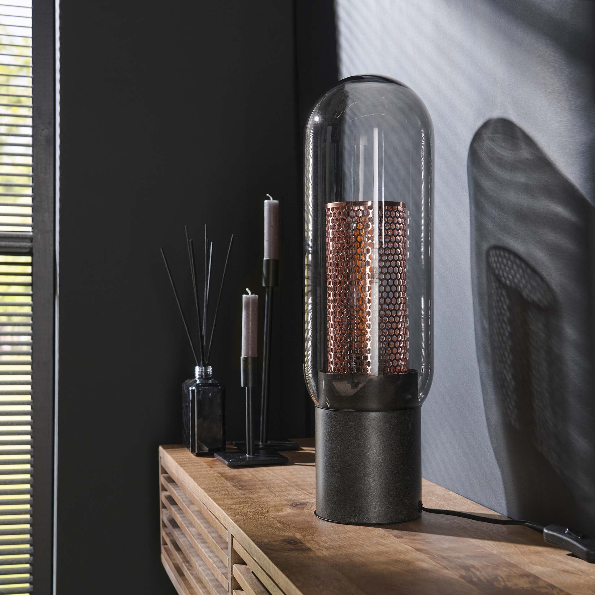 Tafellamp Radiant - Zwart - Metaal