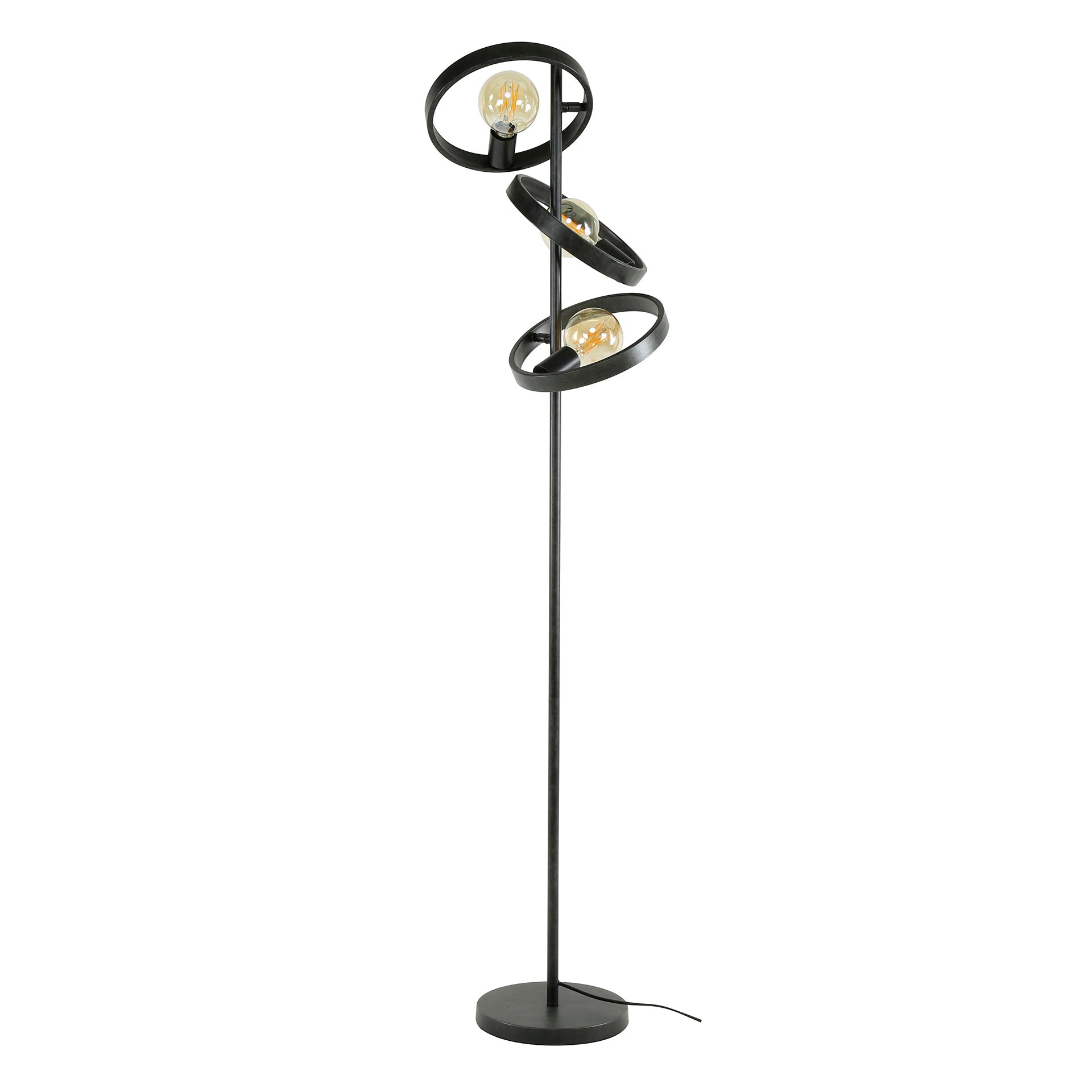 Vloerlamp Amara  - Antraciet - Metaal - 155 cm