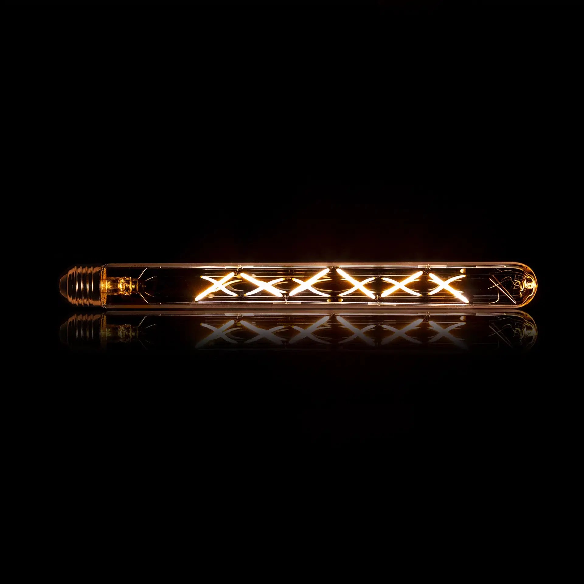 Lichtbron LED [T32-L300] Buis 30 cm - E27 4W 2100K 280LM - Dimbaar - Amberkleurig Glas