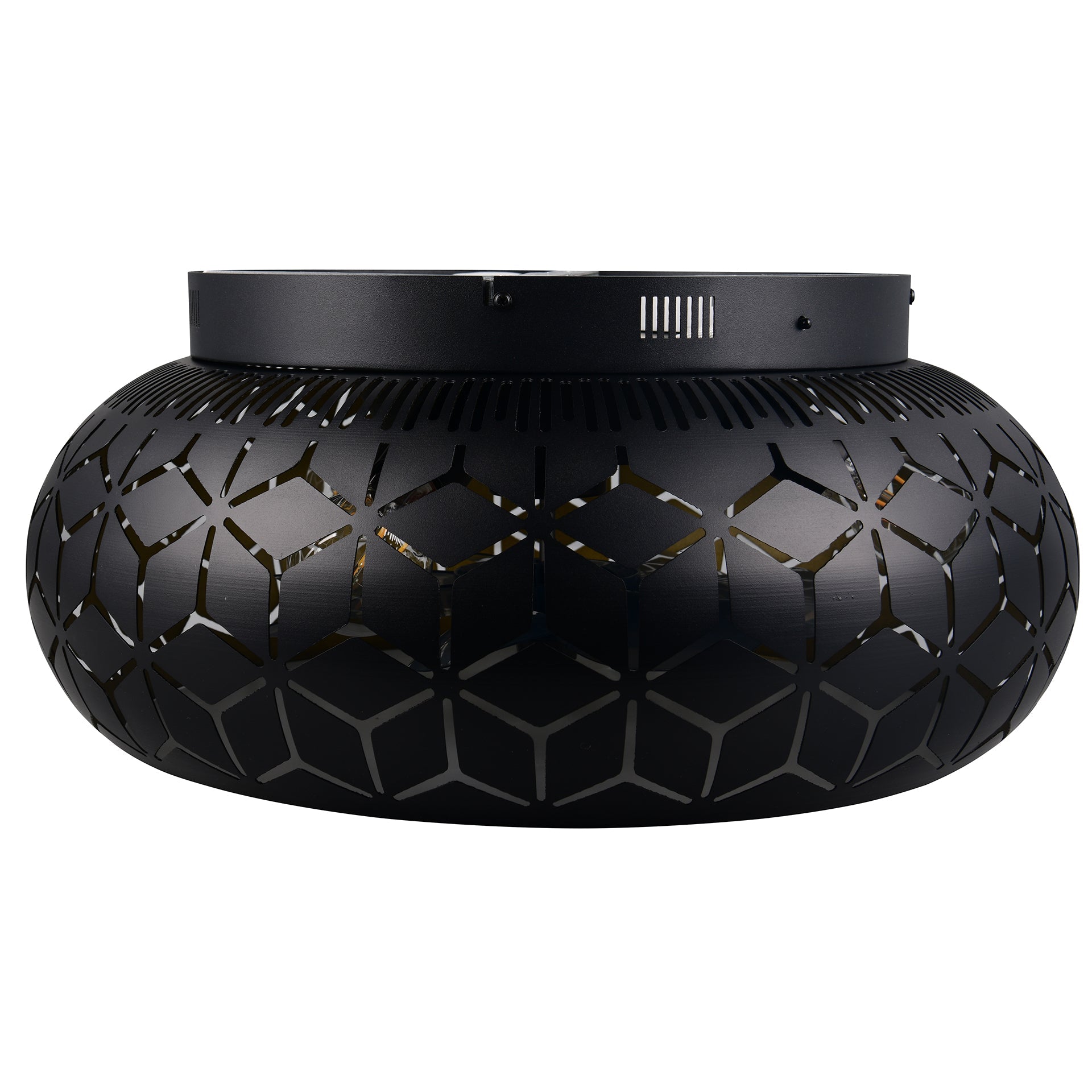 Plafondventilator Elynn - Met Lamp - Mat Zwart