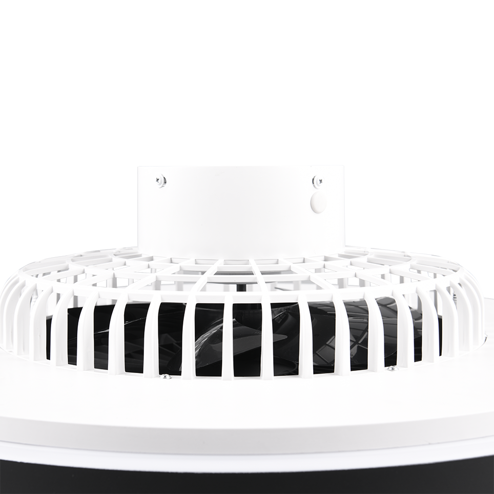 Plafondventilator Jasmijn - Met Lamp - Zwart - Dimbaar - Koud + Warm