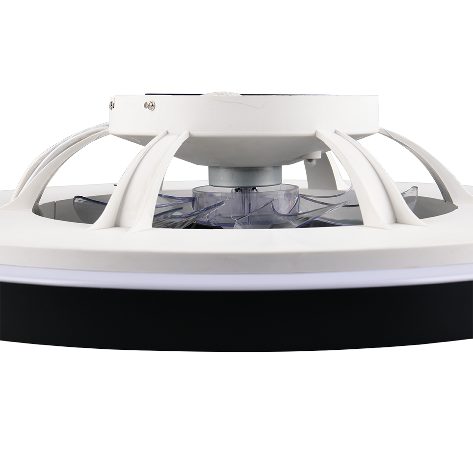 Plafondventilator Nomi - Met Lamp RGB - Zwart - Dimbaar - Koud + Warm