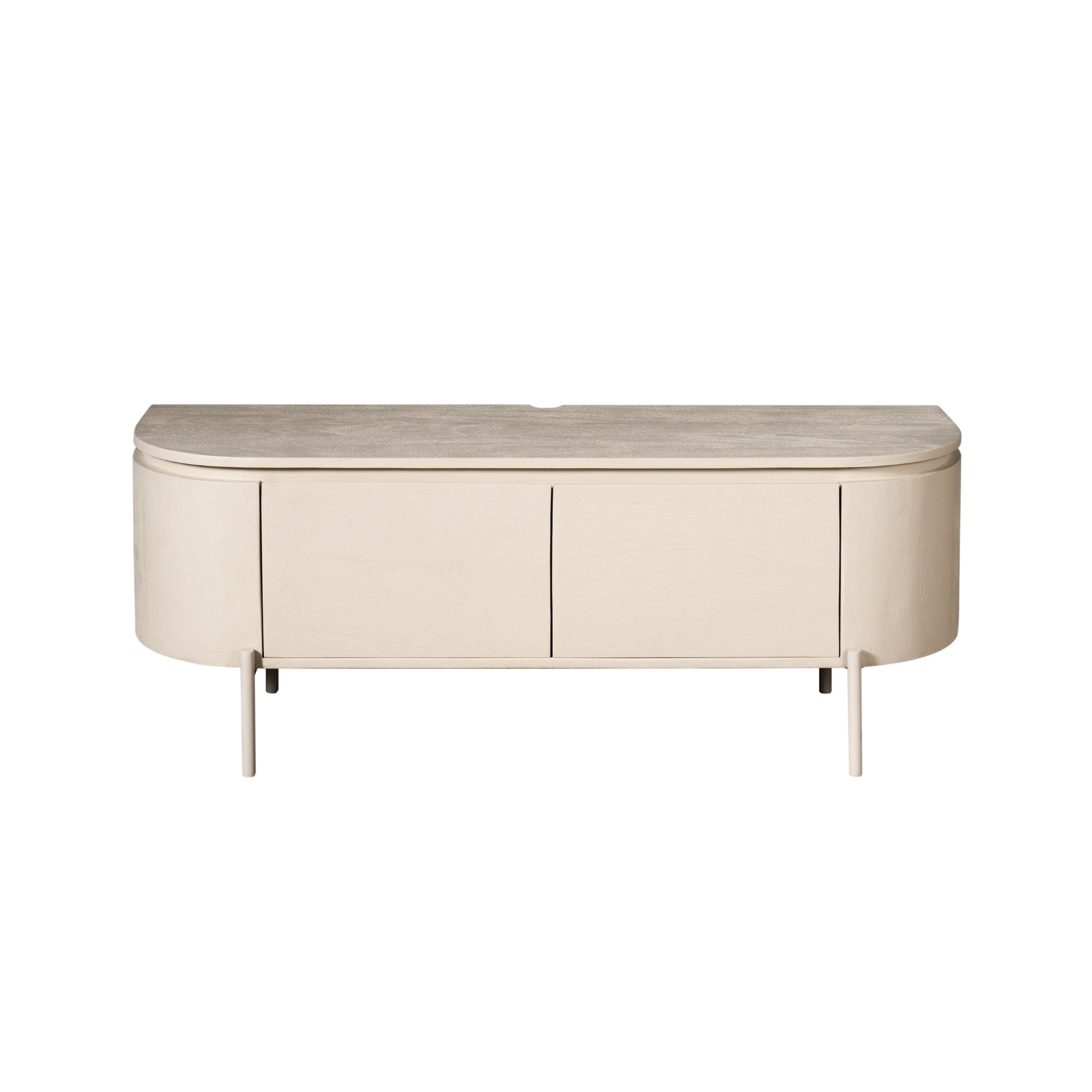 Zwevend TV-meubel Bloom - Beige - 120 cm