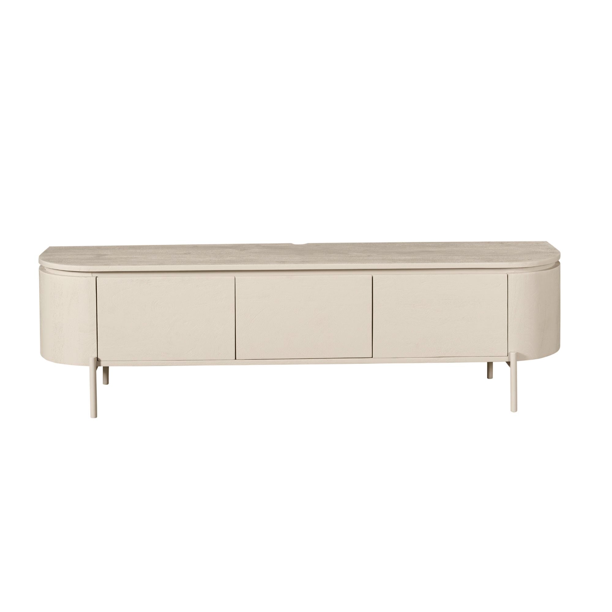 Zwevend TV-meubel Bloom - Beige - 160 cm