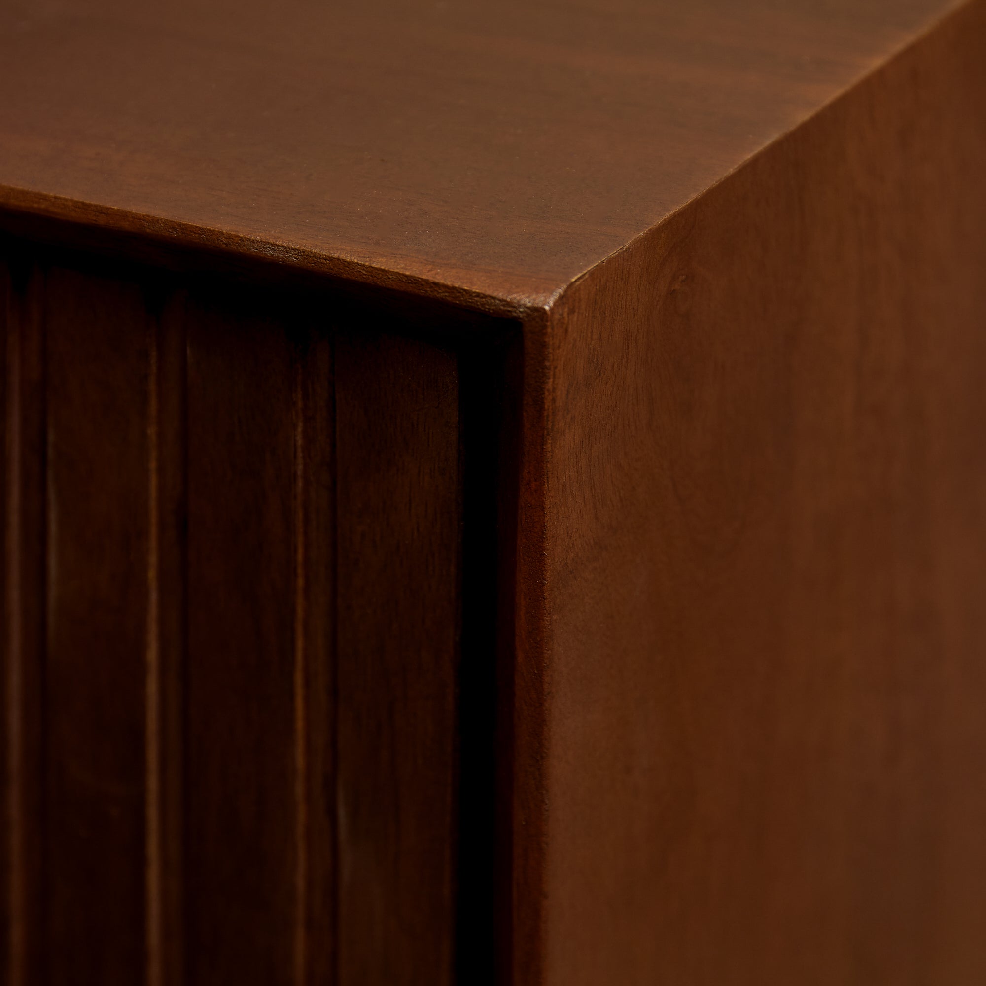 Zwevend TV-meubel Lunelle - Bruin - 120 cm